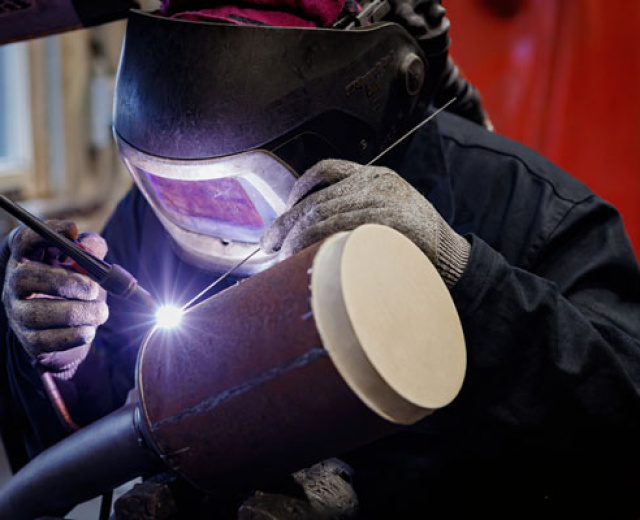 Lassen van roetfilter